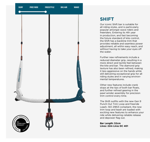 Ocean Rodeo, stick shift 3.0, freeride, kiteboarding, windstar watersports
